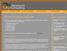 Tablet Screenshot of claremontconsulting.org