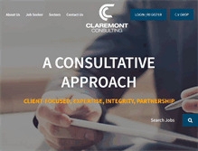 Tablet Screenshot of claremontconsulting.asia